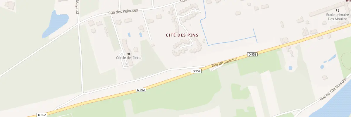 Plan du 8 Cité des Pins à Chouzé-sur-Loire