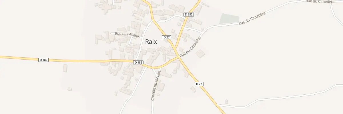Plan du 2 Rte de Souvigné à Raix