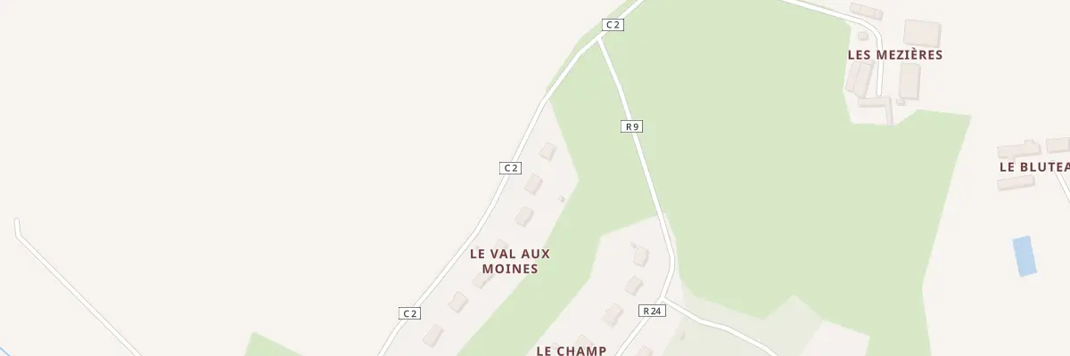 Plan du 26 Rue du Val Aux Moines à Chérisay