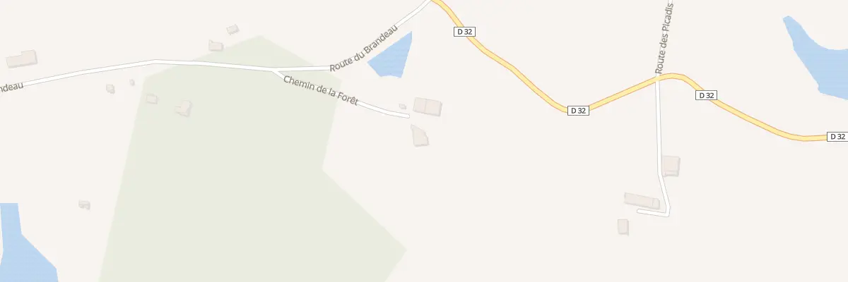 Plan du 77 Le Brandeau Sud à Carsac-de-Gurson