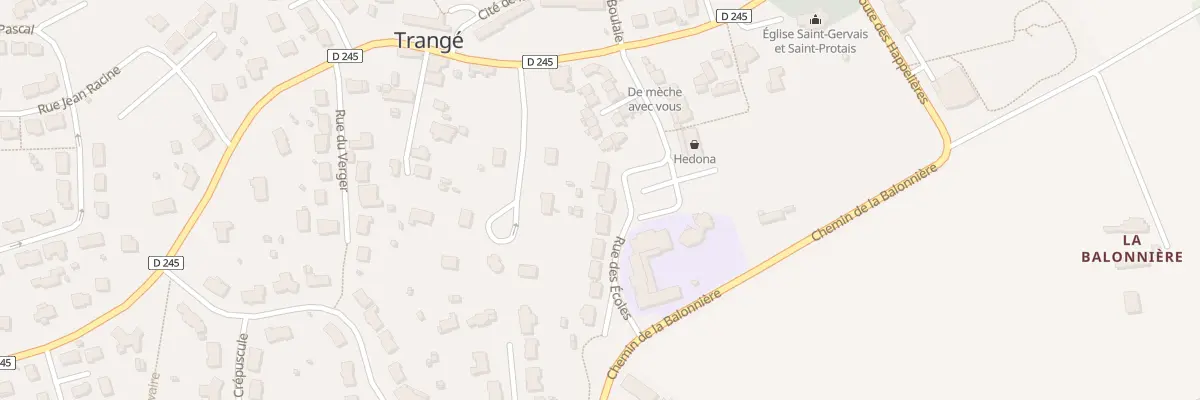 Plan du 32 Rue des Ecoles à Trangé