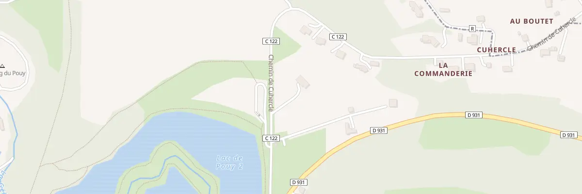 Plan du 186 Che de Cuhercle à Eauze