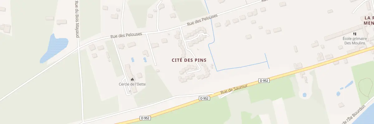 Plan du 6 Cité des Pins à Chouzé-sur-Loire
