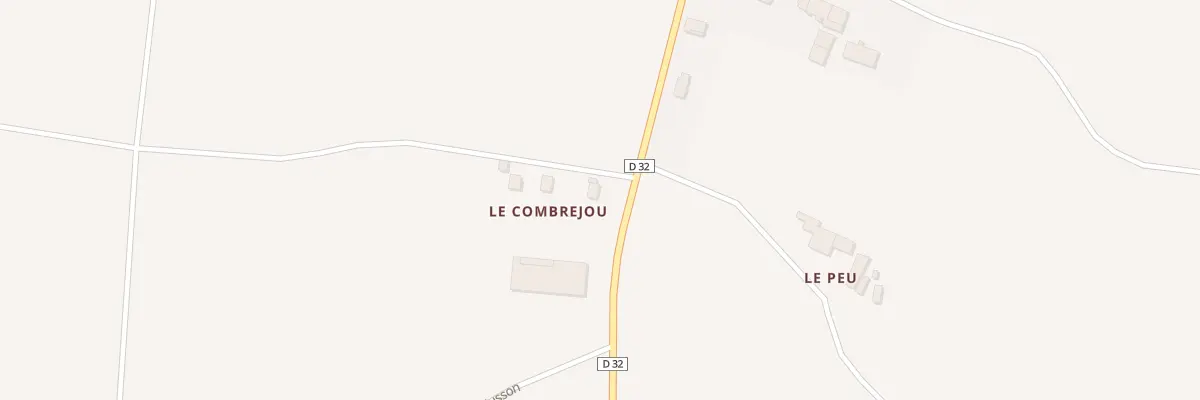 Plan du 1 Le Combrejoux à Charmé