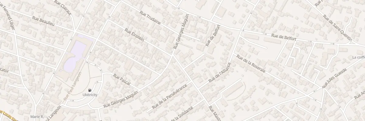 Plan du 3 Rue Maxime Gorki au Havre