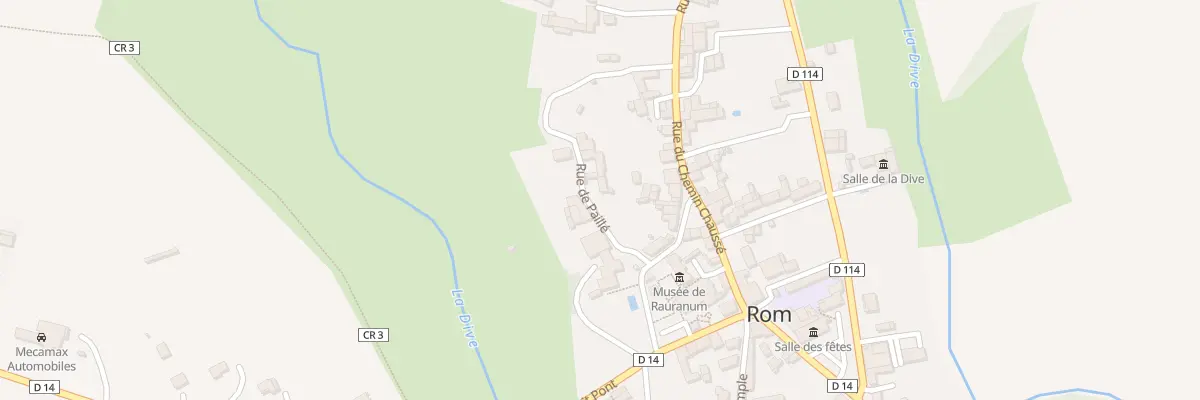Plan du 2 Rue Paille à Rom
