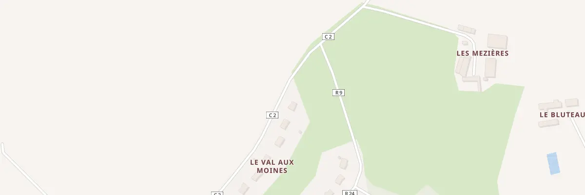 Plan du 28 Rue du Val Aux Moines à Chérisay