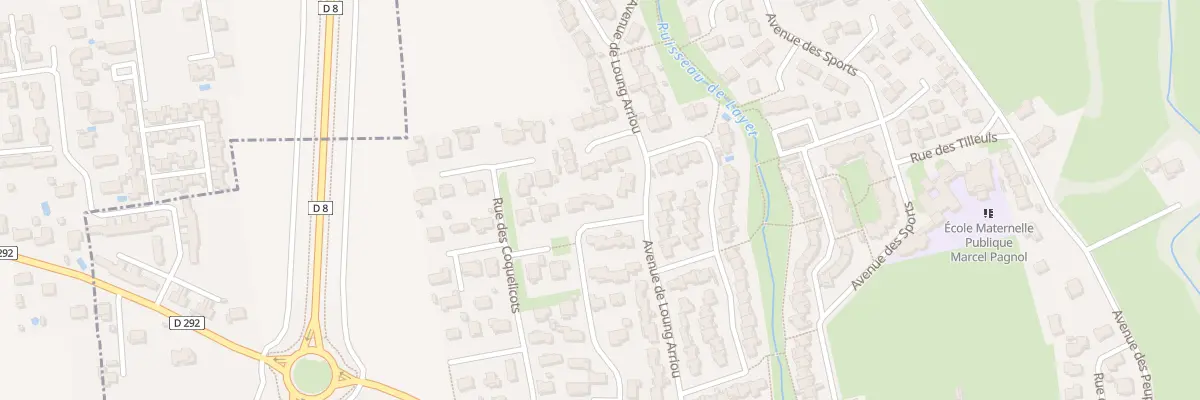 Plan du 2 Rue des Tamaris à Barbazan-Debat
