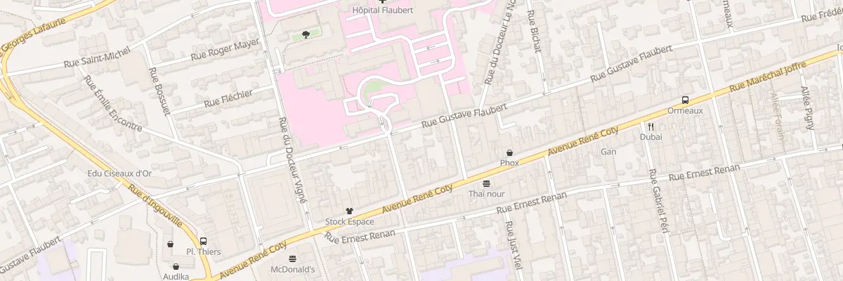 Plan du 58 Rue Gustave Flaubert au Havre