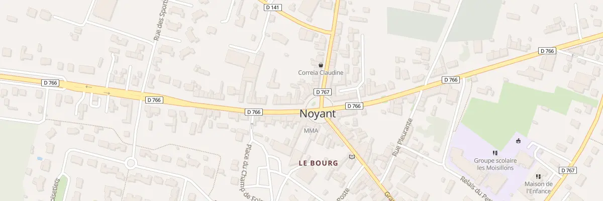 Plan du 12 Pl de la Lune à Noyant-Villages