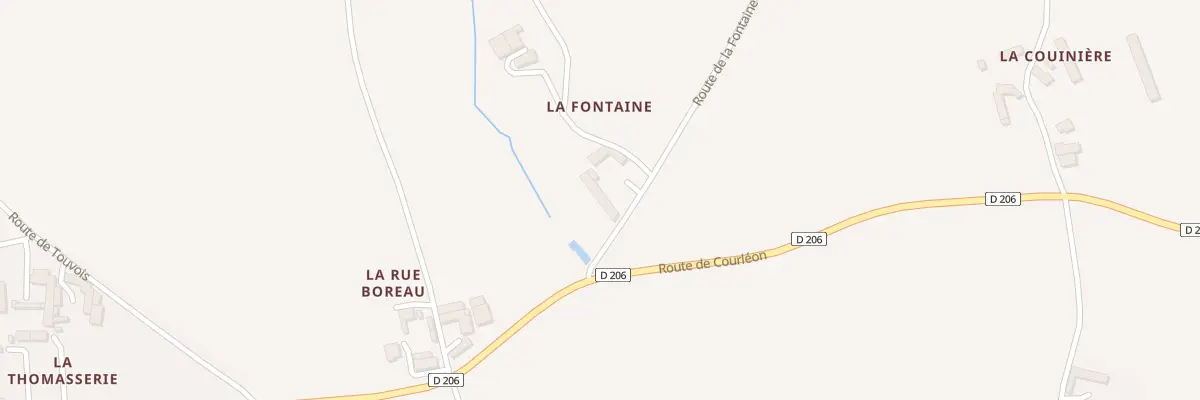 Plan du 59 Rte de la Fontaine à Vernoil-le-Fourrier