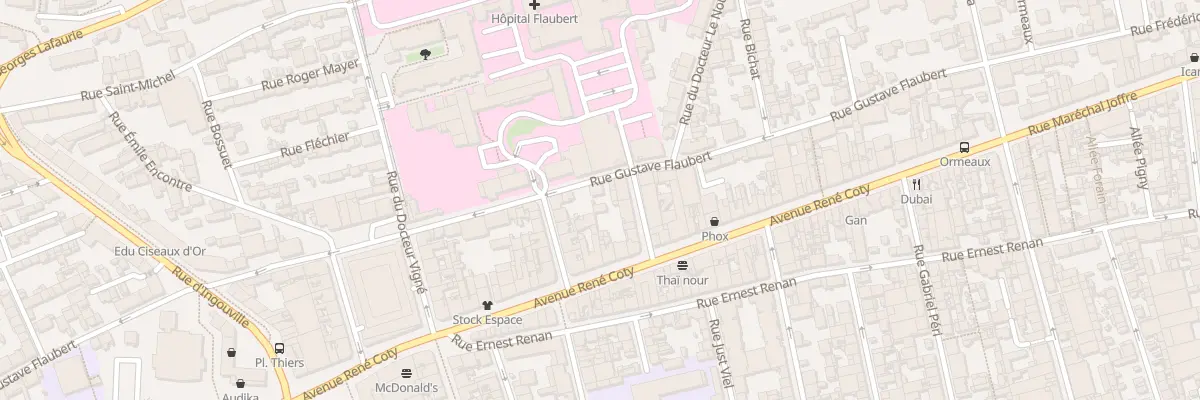 Plan du 60 Rue Gustave Flaubert au Havre