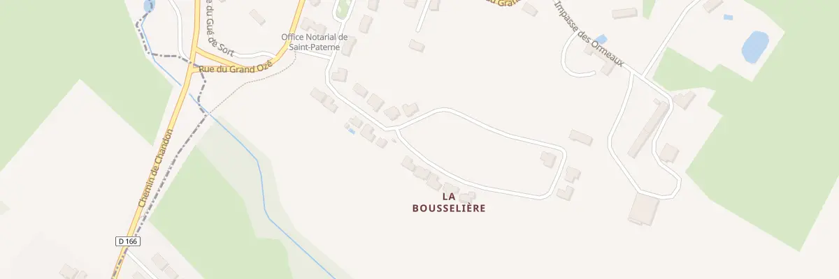 Plan du 49 Imp de la Bousselière à Saint-Paterne - Le Chevain