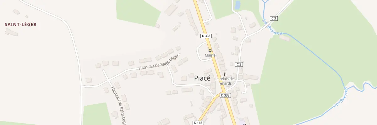 Plan du 1 Ham de Saint Léger à Piacé