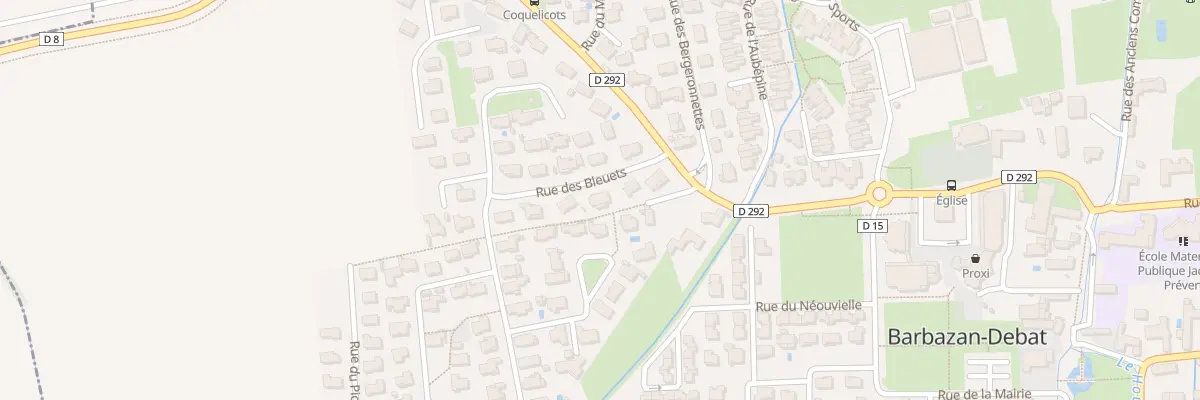 Plan du 5 Rue des Bleuets à Barbazan-Debat