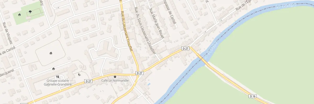 Plan du 4 Rue sous Lt Lhotellier à Alençon