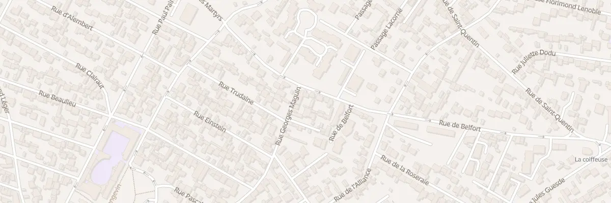 Plan du 30B Rue de Belfort au Havre