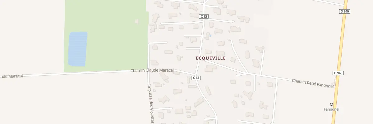 Plan du 55 Rue d’Ecqueville à Octeville-sur-Mer
