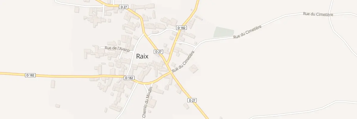 Plan du 1 Rte de Courcôme à Raix