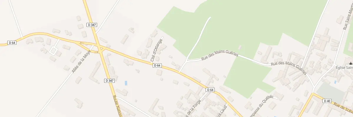 Plan du 20 Rue de Quebec à Angliers