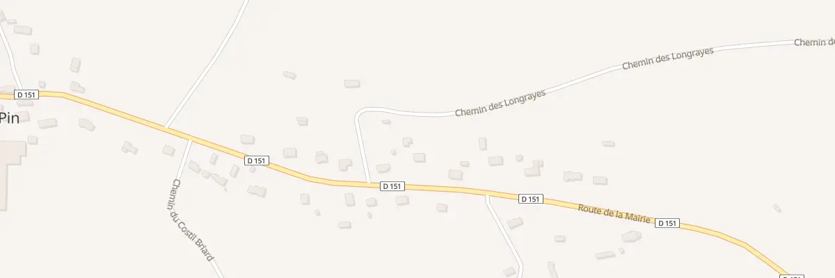 Plan du 290 Rte de la Mairie à Saint-Ouen-le-Pin