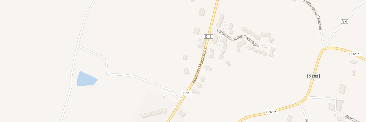 Plan du 21 Rte de Montazeau à Vélines