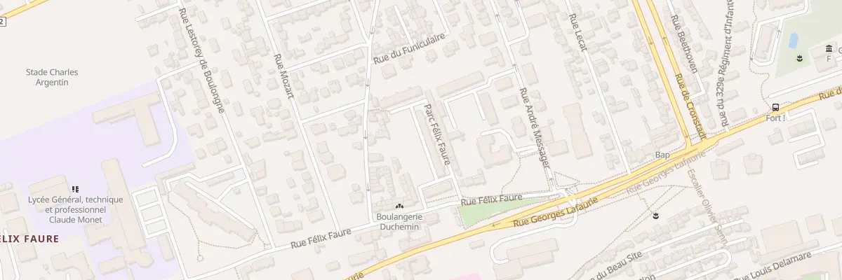 Plan du 321 Rue Félix Faure au Havre