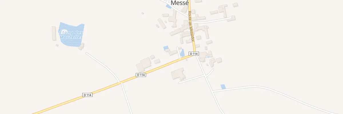 Plan du 12 Rte de Messidor à Messé