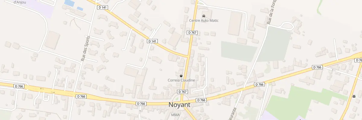 Plan du 3 Rte de Genneteil à Noyant-Villages