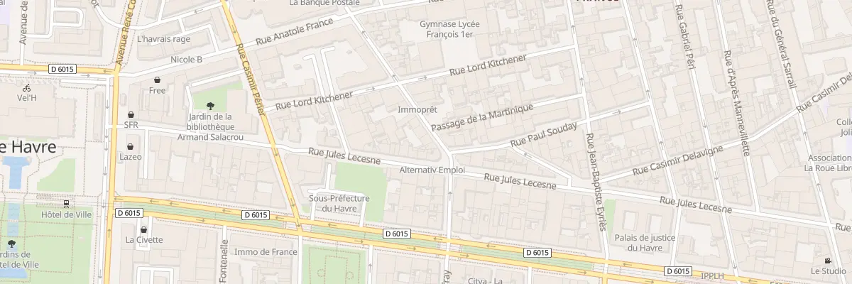 Plan du 13 Rue Mal Gallieni au Havre