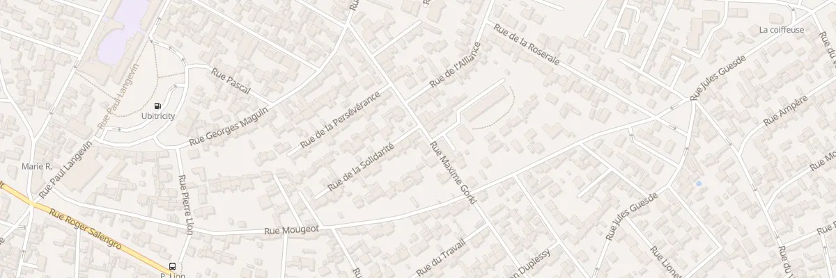 Plan du 22 Rue Maxime Gorki au Havre
