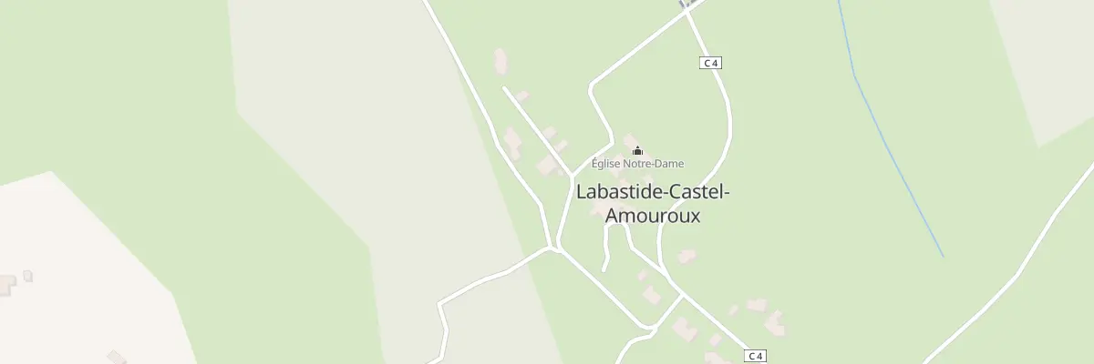 Plan du 205 Chem du Bourg de Labastide à Labastide-Castel-Amouroux