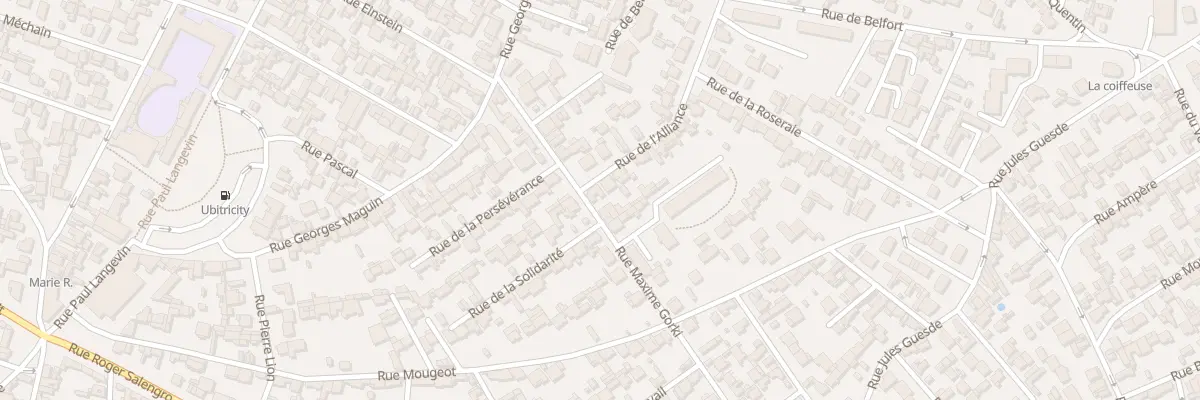 Plan du 17 Rue Maxime Gorki au Havre