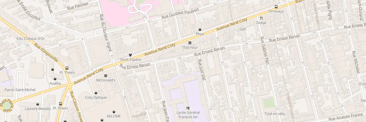 Plan du 20 Rue Ernest Renan au Havre
