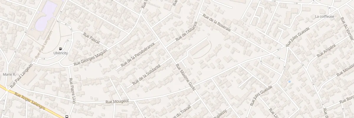 Plan du 21 Rue Maxime Gorki au Havre