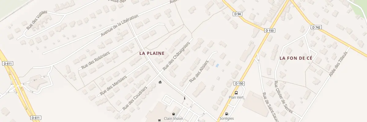 Plan du 3 Rue des Châtaigniers à Lusignan