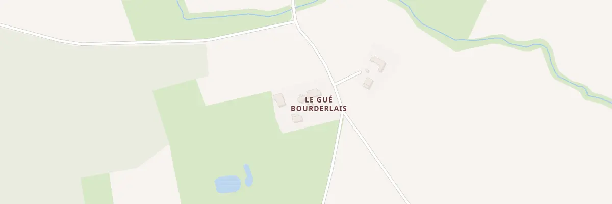 Plan du 5676 Le Gue Bourdelais à Luché-Pringé