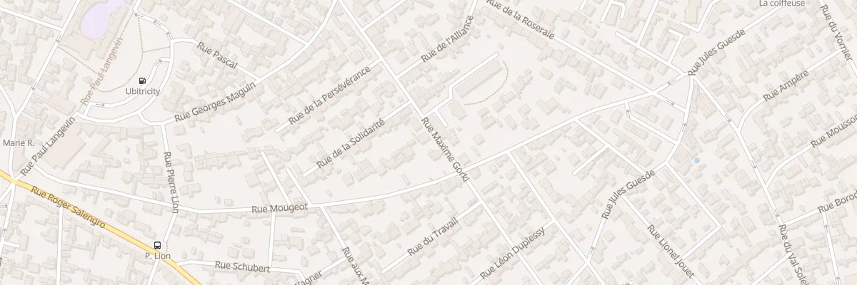 Plan du 28 Rue Maxime Gorki au Havre