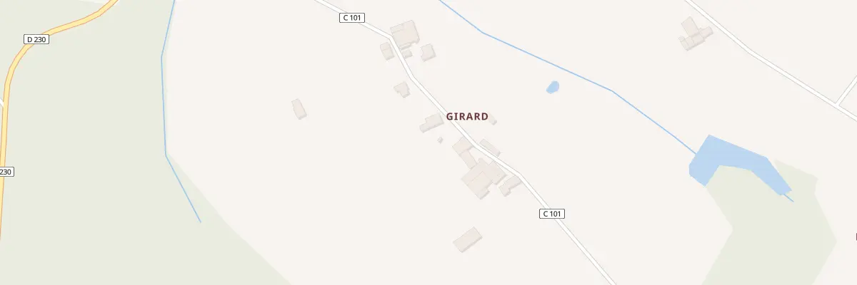 Plan du 4 Girard à Saint-Vivien-de-Monségur