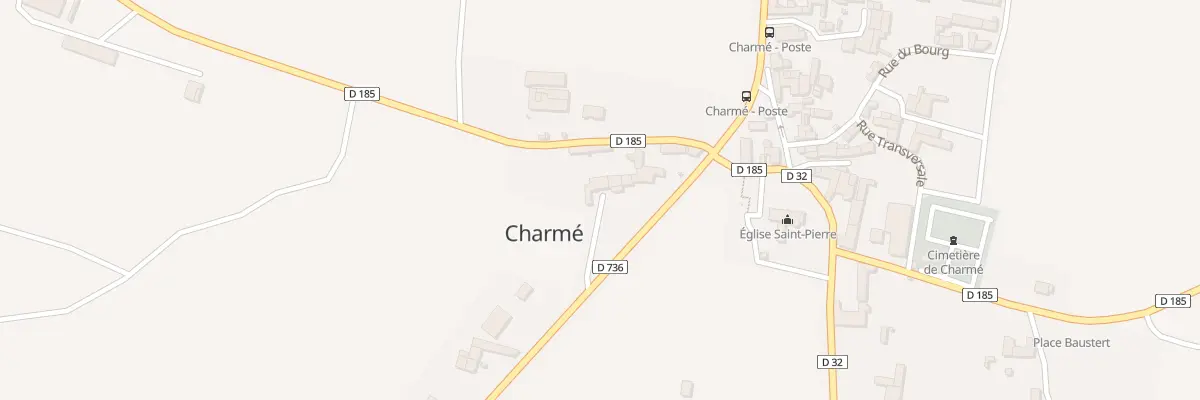 Plan du 16 Rte d’Aigre à Charmé