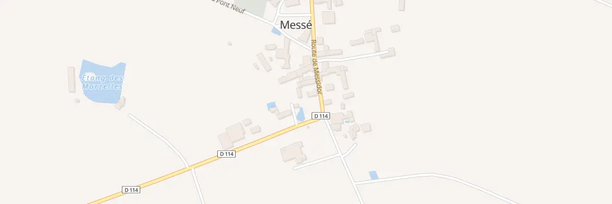 Plan du 10 Rte de Messidor à Messé