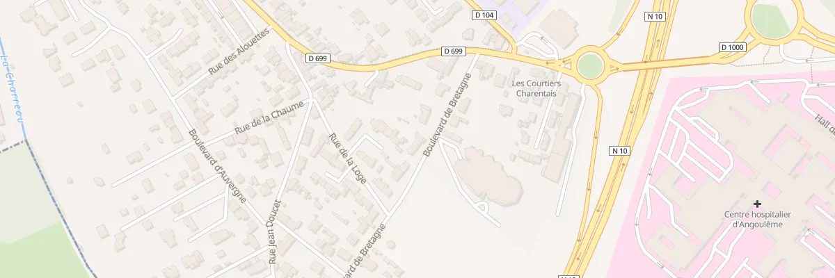 Plan du 6 Bd de Bretagne à Saint-Michel