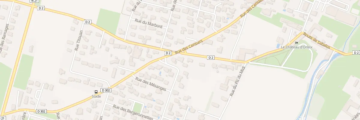 Plan du 3 Rue des Mésanges à Orleix