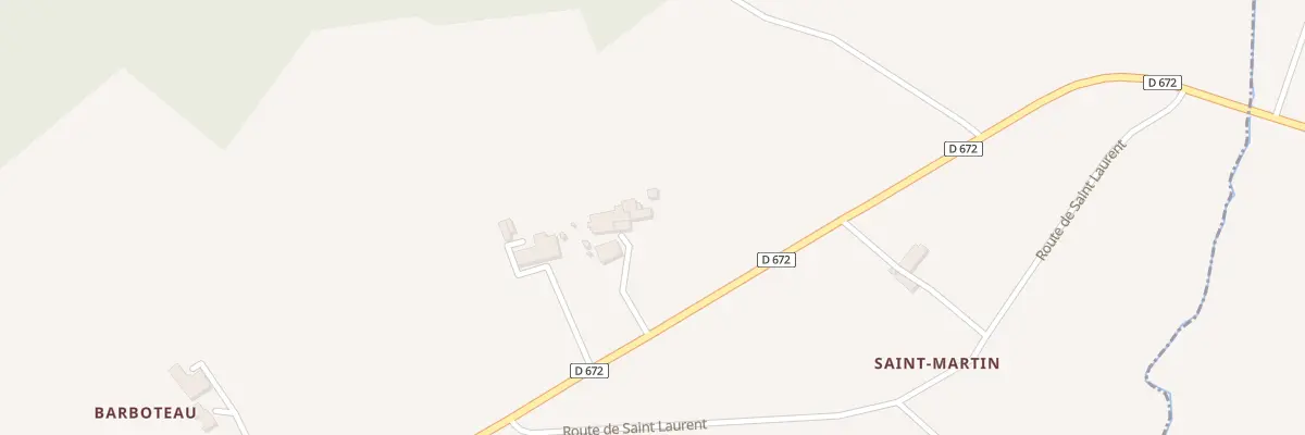 Plan du 5134 Saint Martin à Massugas