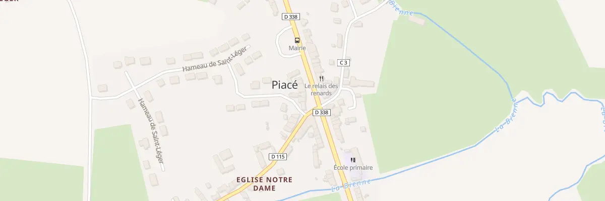Plan du 19 Rte Nationale à Piacé