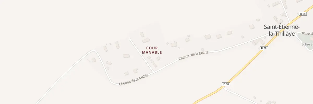 Plan du 880 Che de la Mairie à Saint-Étienne-la-Thillaye