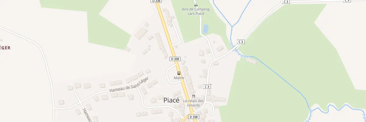 Plan du 48 Rte Nationale à Piacé