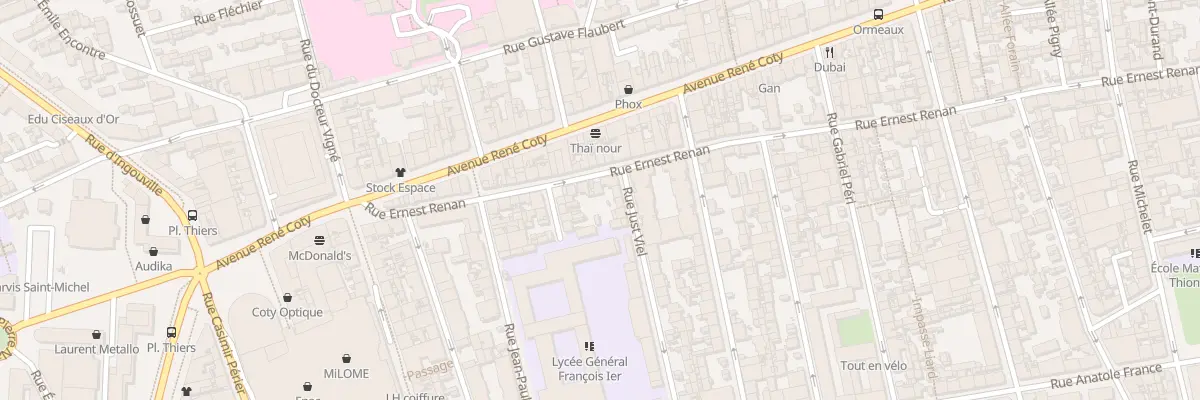 Plan du 24 Rue Ernest Renan au Havre