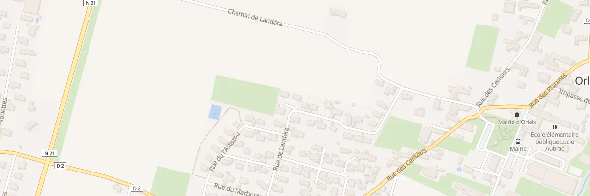 Plan du 10 Rue de Landera à Orleix