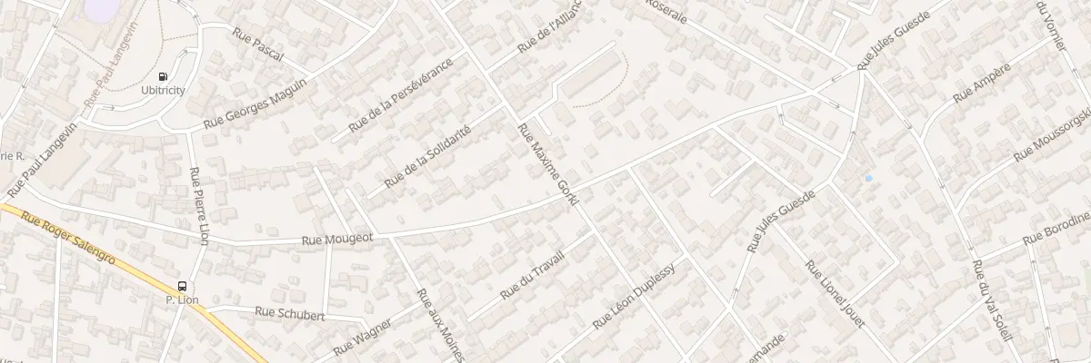 Plan du 32 Rue Maxime Gorki au Havre